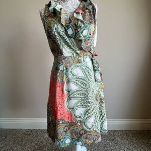 Tommy Hilfiger Paisley Wrap Dress